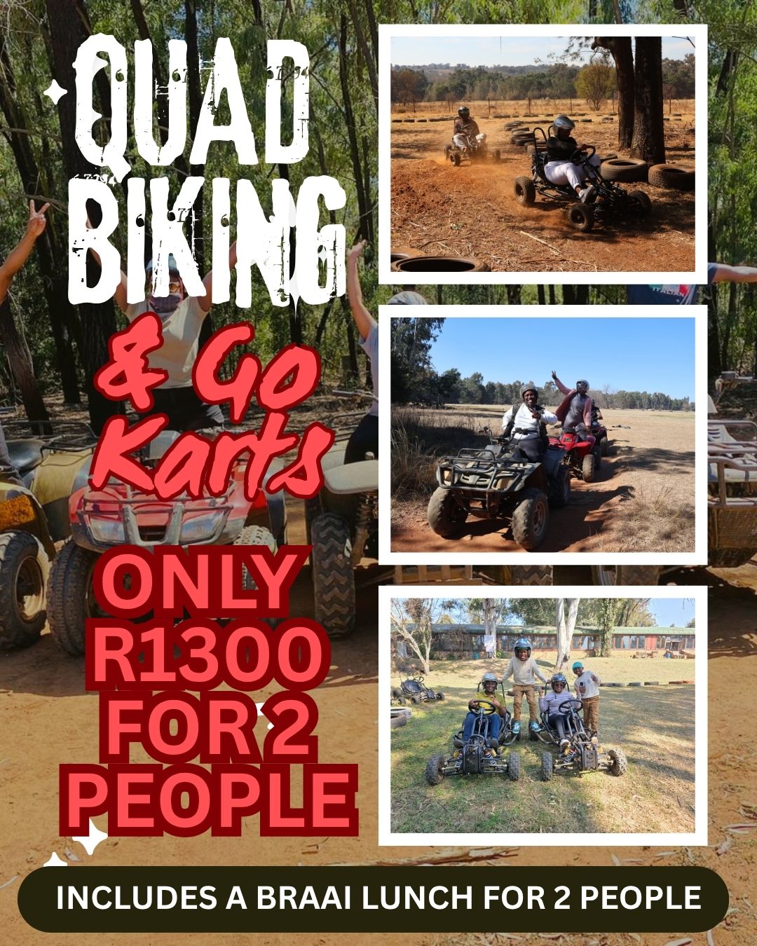 Quad Biking and Go-Karts for 2